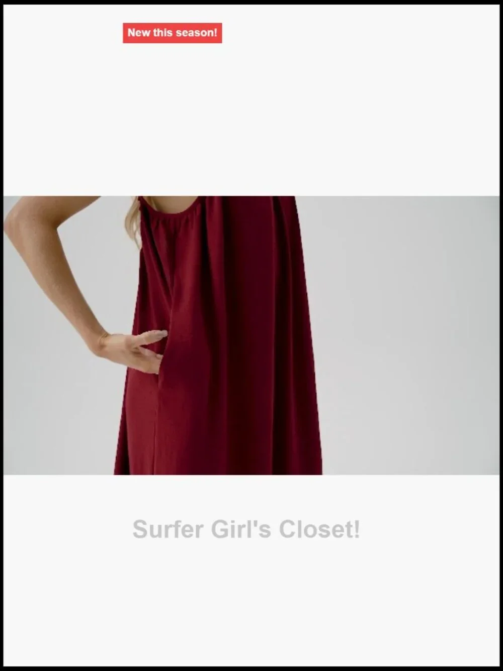 Backless Cami Sundress with Pockets, Sleeveless, Flowy